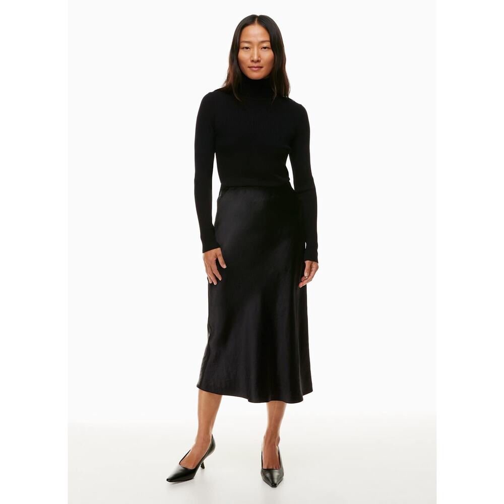 Aritzia Babaton Women’s Slip Satin Maxi Skirt Size 0 - Picture 11 of 11